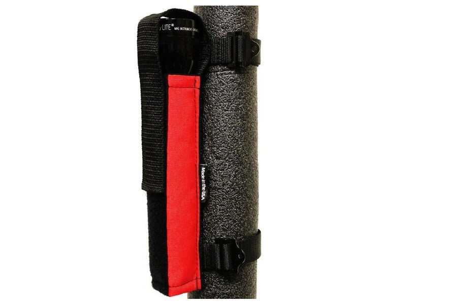 Bartact Extreme Roll Bar Multi Cell Flashlight Holder - Red