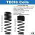 Jeep Wrangler JK 2007-2018, MetalCloak True Dual Rate Coils, Rear, 2-Door 3.5in and 4-Door 2.5in Lift, view 6