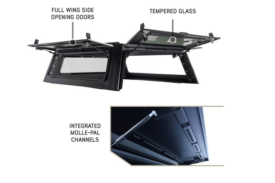 Jeep Gladiator JT Overland Vehicle Systems Expedition - Side Solid Panels