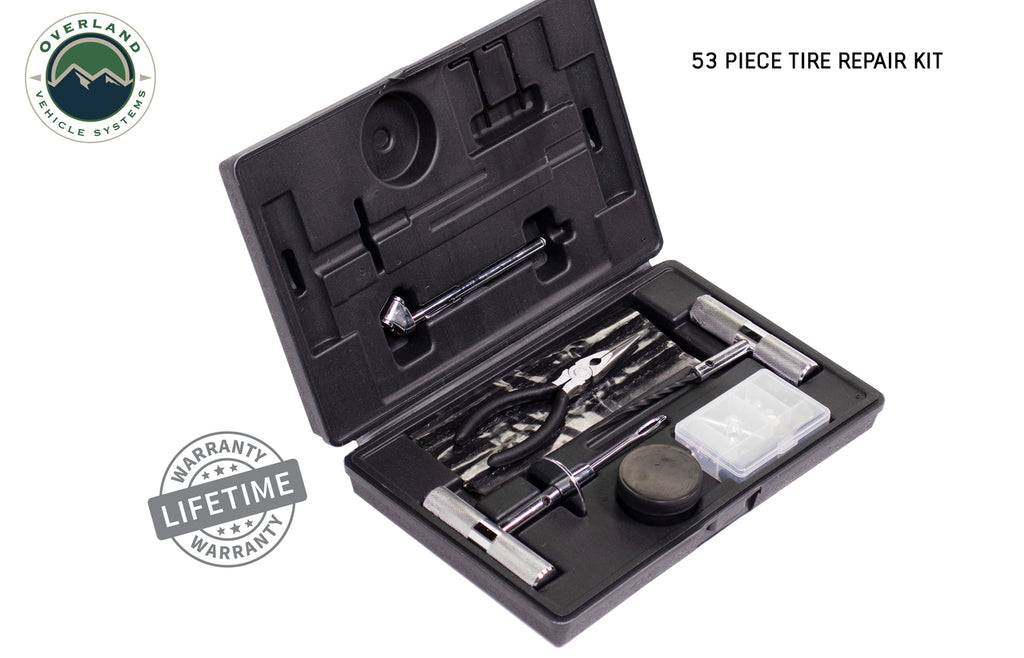 Overland Vehicle Systems 53 Piece Tire Repair Kit