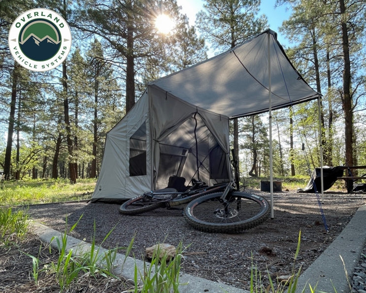 Overland Vehicle Systems Quick Deploying Ground Tent - Gray