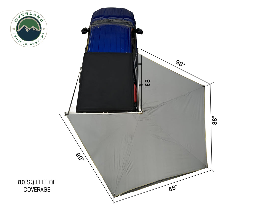 Overland Vehicle Systems Nomadic 270 LT Awning - Passenger Side