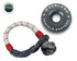 Overland Vehicle Systems Soft Shackle 7/16in & Recovery Ring 41,000lb Combo Pack