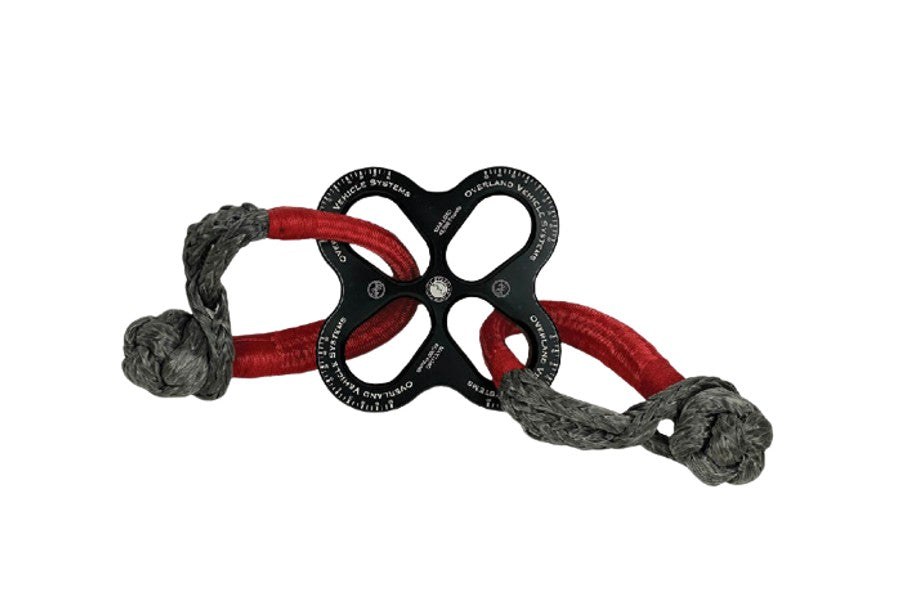 Overland Vehicle Systems R.D.L. 8in  Recovery Distribution Link and Soft Shackles