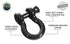 Overland Vehicle Systems 3/4in 4.75 Ton Recovery Shackle, Black