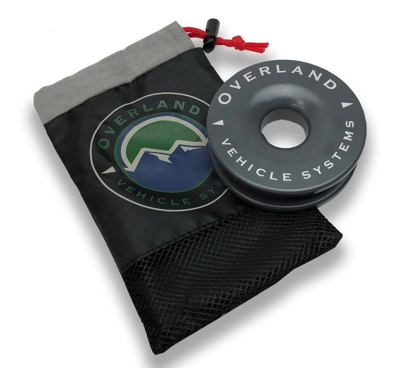 Overland Vehicle Systems 4in Recovery Ring - Gray