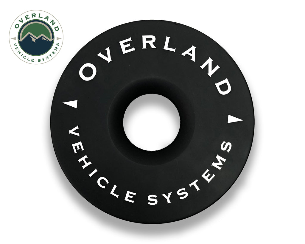 Overland Vehicle Systems Recovery Ring, Black - 6.25in/45,000lb