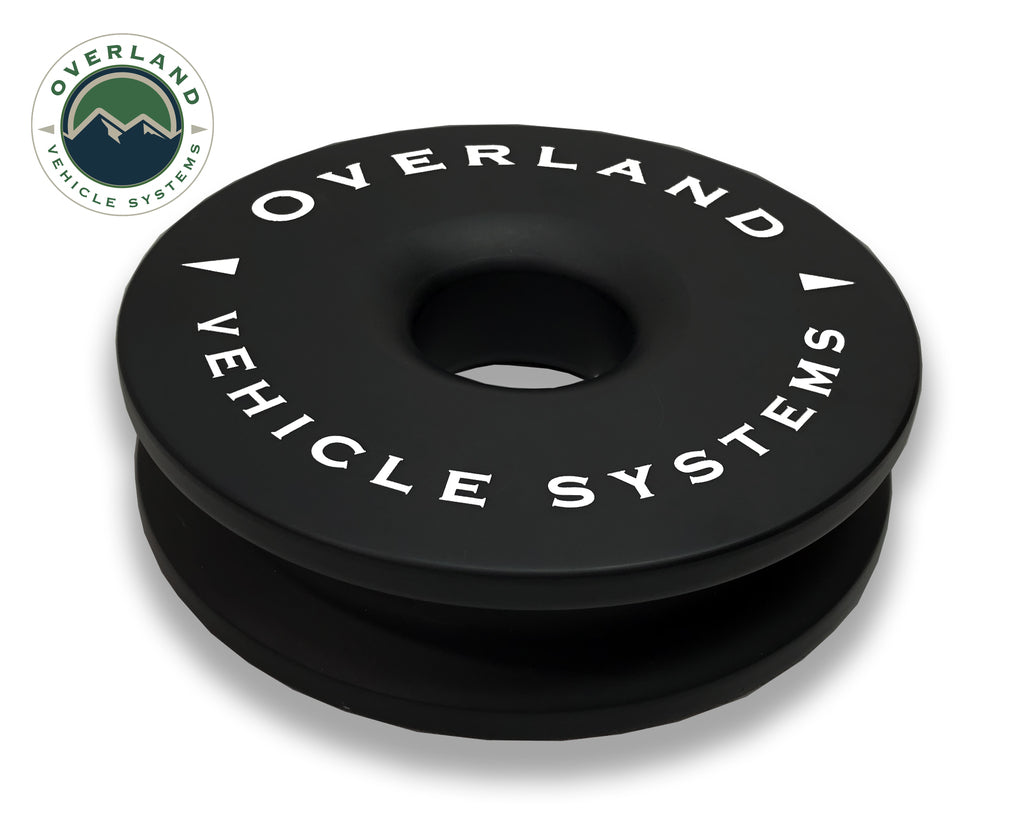 Overland Vehicle Systems Recovery Ring, Black - 6.25in/45,000lb