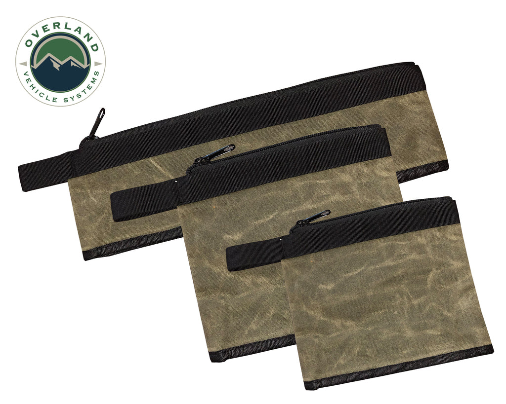 Overland Vehicle Systems Medium Bag Set Of 3, Waxed Canvas