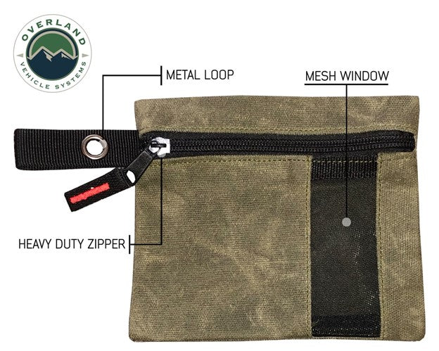 Overland Vehicle Systems Small Bags - Set of 3, Waxed Canvas