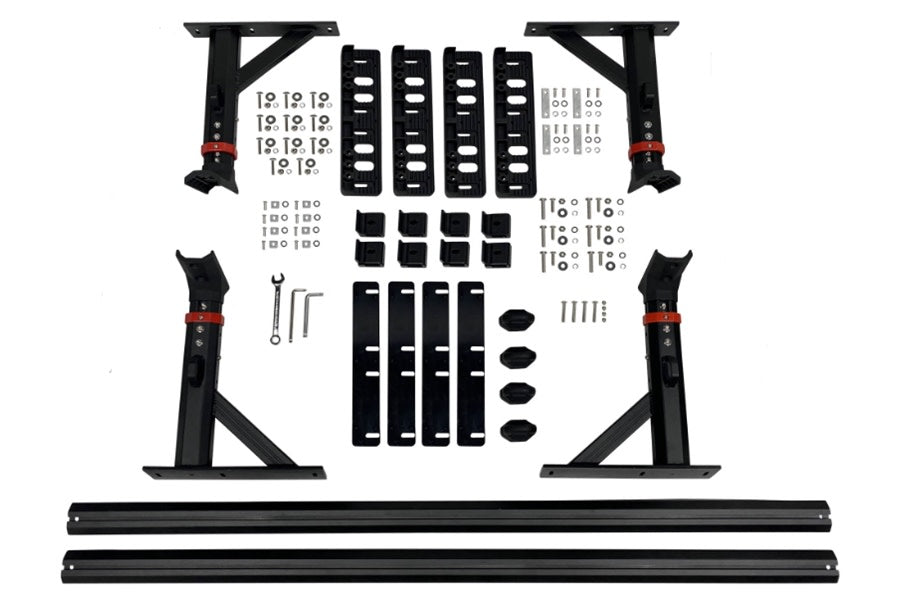 Overland Vehicle Systems Freedom Rack Cross Bars and Side Supports