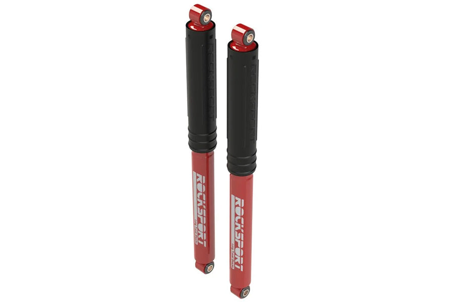 2019-25 Jeep Gladiator JT MetalCloak RockSport RED Long Travel Rear Shocks, Pair