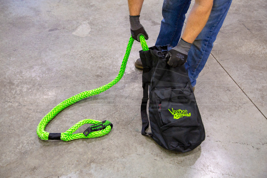 VooDoo Offroad Recovery Rope, 7/8in -Green