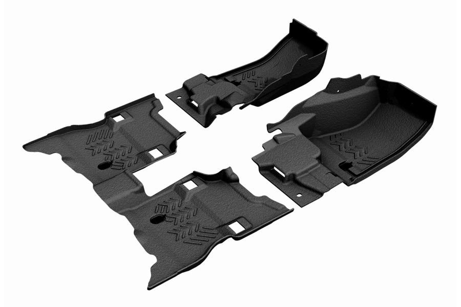 Jeep Wrangler 4XE ArmorLite Front and Rear Flooring Kit - Mesa Smoke