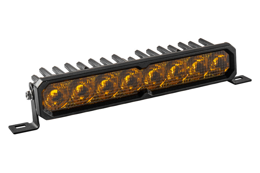 Diode Dynamics SS10 SAE/DOT Yellow LED Light Bar (Single)