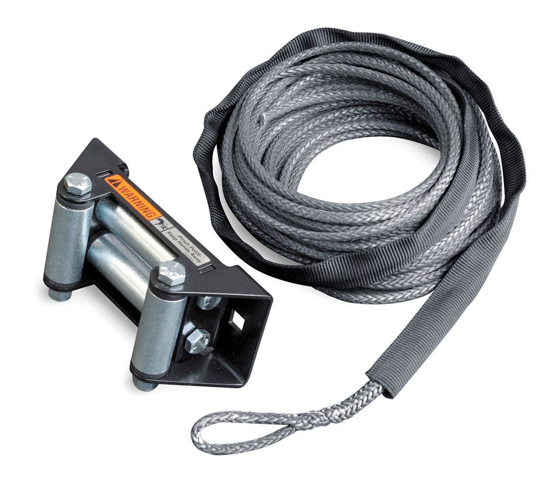 WARN Synthetic Rope Replacement Kit, 3/16in x 50ft