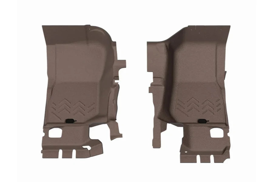 Jeep Wrangler JK 2-Door ArmorLite Front Flooring Set, Desert Khaki