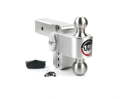 Weigh Safe 180 Degree Turnover Ball 4in Drop Hitch w/ 2in Shaft