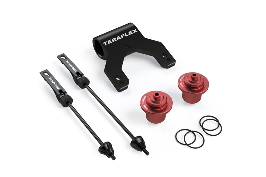 Jeep Gladiator JT TeraFlex Uinta Bike Mount Quick Release Kit w/ Mount and 9mmx100/135 Spacer