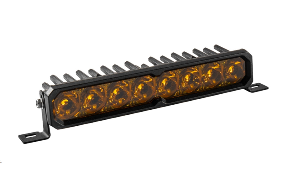 Diode Dynamics SS10 SAE/DOT Yellow LED Light Bar (Single)