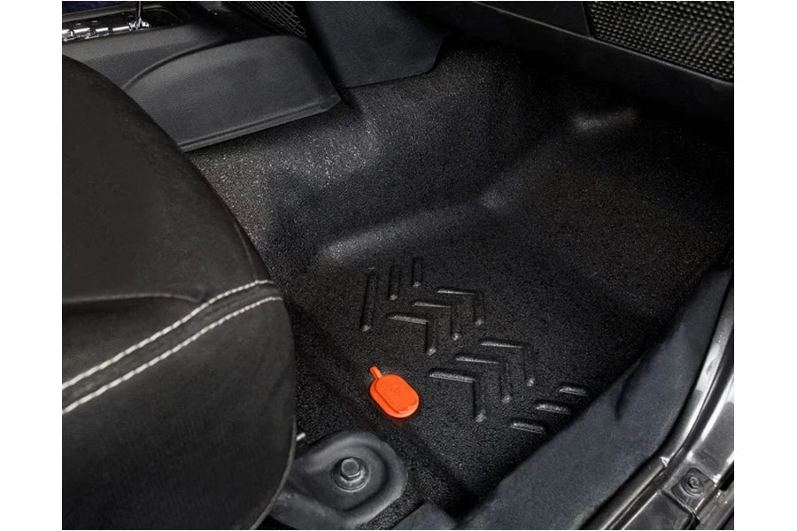 Jeep Wrangler JK 4-Door ArmorLite Front and Rear Flooring Kit, Mesa Smoke