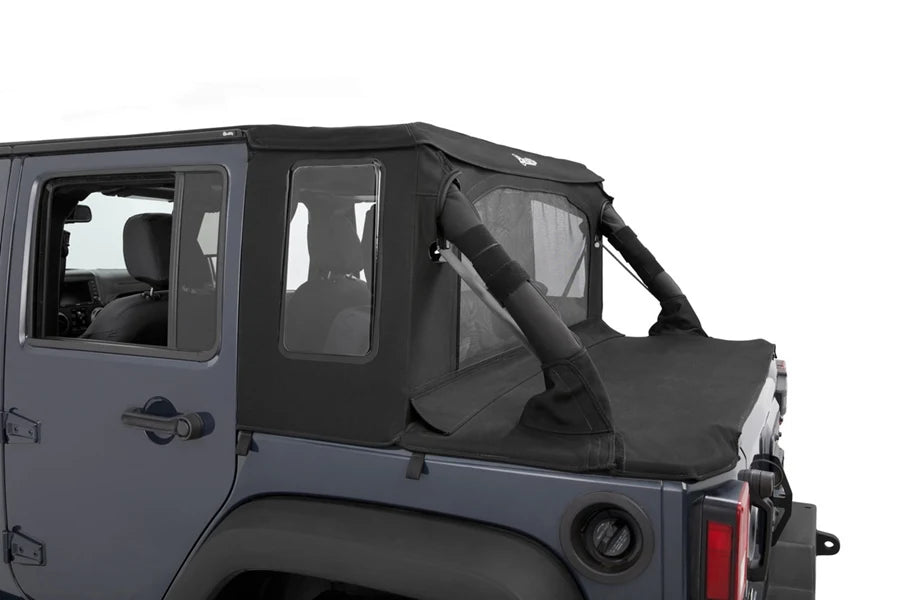 Bestop Halftop Soft Top Conversion Kit, Black Twill JK 2dr