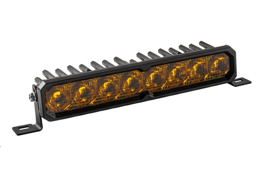 Diode Dynamics SS10 SAE/DOT Yellow LED Light Bar (Single)