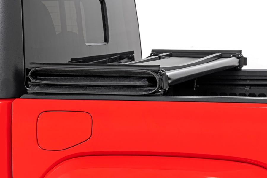 Jeep Gladiator JT Rough Country Soft Tri-Fold Bed Cover (5ft Bed)