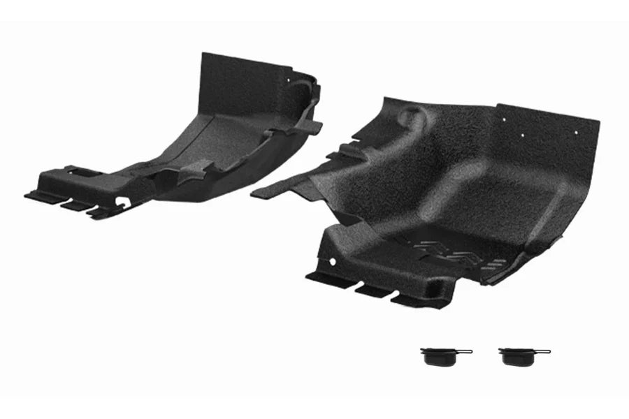 Jeep Wrangler JK 2-Door ArmorLite Front Flooring Set, Mesa Smoke