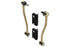 2018-25 Jeep Wrangler JL MetalCloak 12in Rear Offset Sway Bar Link Extension Kit