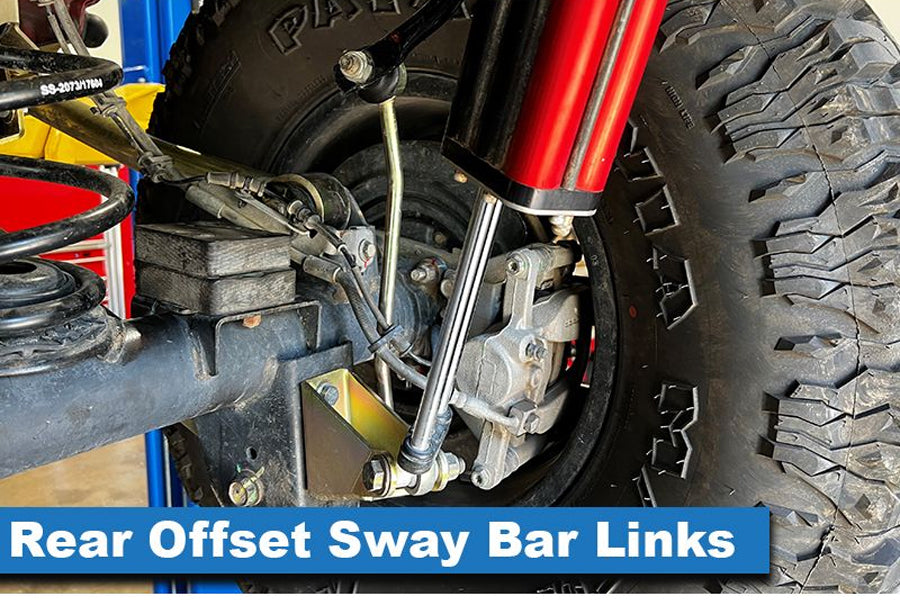 2018-25 Jeep Wrangler JL MetalCloak 12in Rear Offset Sway Bar Link Extension Kit